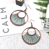 Creative Design Alloy Dangle Earrings EJEW-F238-20F-1