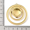 304 Stainless Steel Big Pendants STAS-G390-03G-3