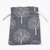 Polycotton(Polyester Cotton) Packing Pouches Drawstring Bags ABAG-T006-A21-3