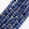 Dyed & Heated Natural Blue Aventurine Beads Strands X-G-I199-24-8mm-4