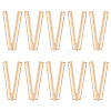 SUPERFINDINGS 10Pcs Alloy Bikini Clips FIND-FH0009-22G-1