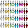 120Pcs 6 Colors Plastic Pendants FIND-SC0010-90B-1