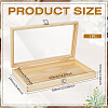 Wood Jewelry Display Cases with Visible Window Lid AJEW-WH0696-753B-2