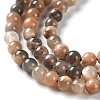 Natural Black Sunstone Beads Strands G-U009-A01-01-4