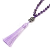 Tassel Pendant Necklaces NJEW-P191-A05-4