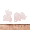 Natural Rose Quartz Carved Figurines DJEW-L023-D01-3