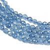 Natural Devil Blue Aquamarine Beads Strands GG-CBAF158-D01-09-3