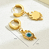 Stainless Steel Evil Eye Hoop Earrings BR9271-6