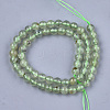 Natural Prehnite Beads Strands G-S333-6mm-032-3