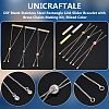 Unicraftale DIY Blank Stainless Steel Rectangle Link Slider Bracelet with Brass Chains Making Kit DIY-UN0055-98-5