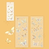 2 Sheets Hot Stamping PET Waterproof Decorative Stickers PW-WG31492-05-1