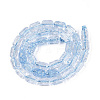 Crackle Transparent Glass Beads Strands GLAA-N068-05A-03-2