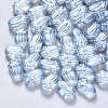 Transparent Spray Painted Glass Beads GLAA-S190-004B-01-1