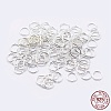 925 Sterling Silver Open Jump Rings STER-F036-02S-0.6x5mm-3