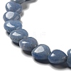 Dyed & Heated Natural Blue Aventurine Beads Strands G-B022-10C-4