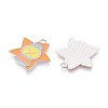 Halloween Theme Alloy Enamel Pendants ENAM-T022-54P-07-2