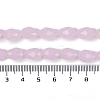 Electroplate Imitation Jade Glass Beads Strands EGLA-N013-J8mm-D01-4