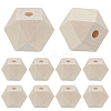 36Pcs Wood Beads WOOD-SP0001-51A-1