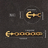 304 Stainless Steel Chain Extender STAS-UN0006-38G-2