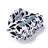 Leopard Print Pattern PVC Claw Hair Clips PHAR-M013-02E-2