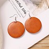 Alloy Wood Dangle Earrings FS-WG9E4F8-06-1