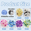 360Pcs 6 Colors Glass Beads GGLA-TA0002-07-3