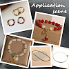 6000Pcs 2 Colors Brass Crimp Beads KK-PA0001-15-7