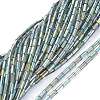 Electroplate Glass Beads Strands EGLA-K014-B-FR01-1