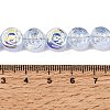 Electroplate Baking Paint Transparent Glass Beads Strands GL-CBA2ED2-05J-5