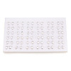 Brass Natural Pearl Stud Earrings PEAR-N020-08G-4