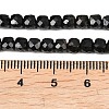Natural Black Tourmaline Beads Strands G-P612-B01-01-5