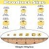 6 Styles Alloy Spacer Beads FIND-CJ0003-50-8