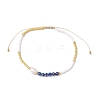 5Pcs Natural Gemstone Beaded Bracelets BJEW-JB10212-3