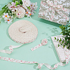 50M Flower Pattern Cotton Ribbon OCOR-BC0008-98-4