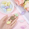 20Pcs UV Plating Acrylic Beads OACR-SP0002-08-3