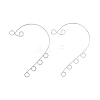 316 Stainless Steel Ear Cuff Findings X-STAS-H148-04P-1