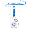 Soccer Keychain Cool Soccer Ball Keychain with Inspirational Quotes Mini Soccer Balls Team Sports Football Keychains for Boys Soccer Party Favors Toys Decorations JX297B-2
