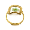 Brass Adjustable Rings for Women RJEW-G265-10G-B01-3