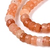 Natural Red Aventurine Beads Strands G-Q606-46A-06-4