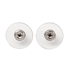 304 Stainless Steel Bullet Clutch Earring Backs STAS-Q189-02-3