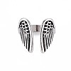 Vintage Wing Cuff Finger Rings for Women RJEW-S038-196-2