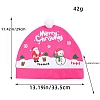 Cloth Santa Hat Car Headrest Cover PW-WG724CB-01-1