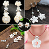 Natural Freshwater Shell Pendants SSHEL-KS0001-01-9
