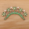 Crown Alloy Enamel Hair Finding PW-WGD2F69-07-1