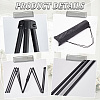 2Pcs Foldable Iron Display Easels for Photo ODIS-WH0030-349-4