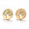 304 Stainless Steel Stud Earrings EJEW-H371-05G-1