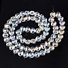 Electroplate Glass Beads Strands EGLA-S188-14-B03-5
