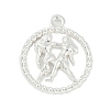 Twelve Constellations Alloy Pendants PALLOY-Q006-01G-S-1