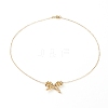 Brass Pendant Necklaces Sets NJEW-JN03275-4