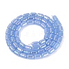 Electroplate Imitation Jade Glass Beads Strands EGLA-Q132-03A-B04-2